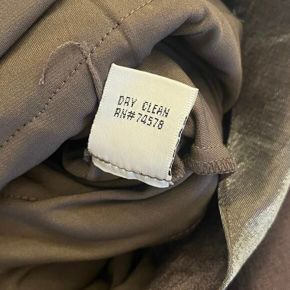 Vintage Cache Halter Cocktail Dress 6 Y2K Brown Shimmer Sheer Mesh Hoco Fairy - Picture 14 of 16